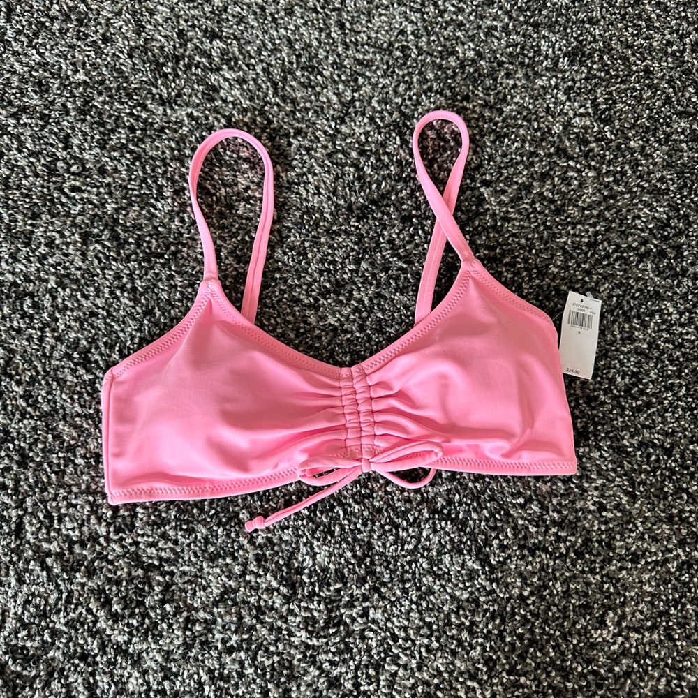 NWT old navy pink small bikini top